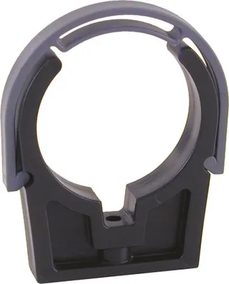 Obrázek produktu pro PVC - trubková svorka ve tvaru U s držákem 63 mm