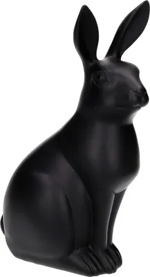 Produktbild von Gift Company Frau Schmidt Hase M schwarz 20cm
