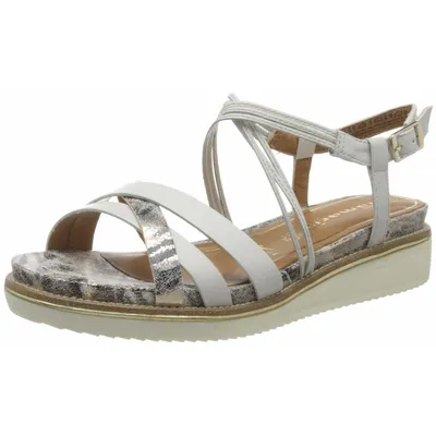 Produktbild von Tamaris Damen Sandalette 1-1-28207-24 in white comb (Größe: 38)
