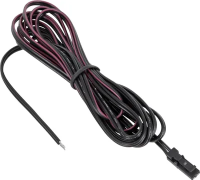 Produktbild von 12V MINI-AMP - 2m Kabel mit Stecker - schwarz