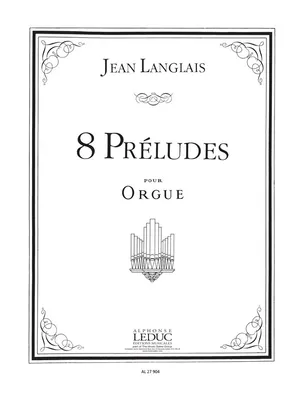 Produktbild von 8 préludes pour orgue