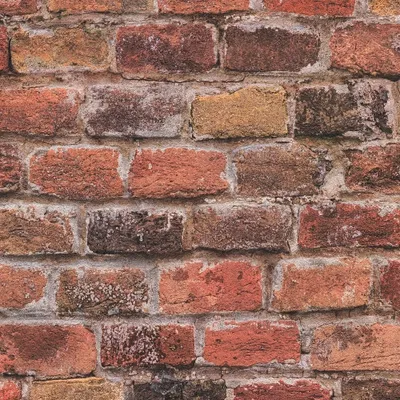 Produktbild von A.S. Creation | Bricks & Stones | 388141 | Vliestapete | Steinoptik | 0.53 x 10.05 m | Rot | Wohnzimmer | Flur | Büro |