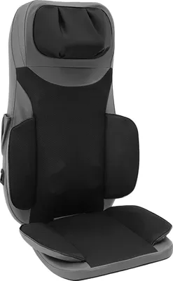 Image de Coussin de massage, fonction chauffante, massage par vibrations, noir