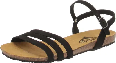 Produktbild von plakton 575080 Mam Alou Nobuck - Damen Schuhe Sandaletten - Negro, Größe:38 EU