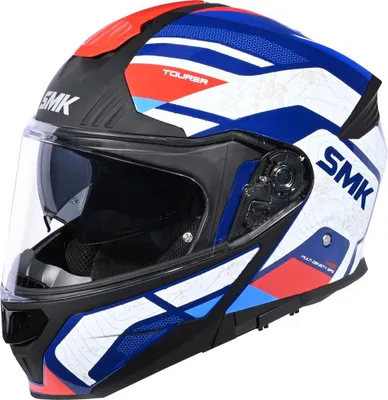 Image de Casque modulable SMK GULLWING NAVIGATOR, taille L, bleu/rouge/blanc