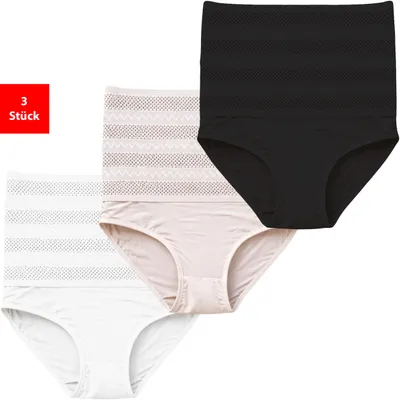 Produktbild von Shapingslip Shapewear Damen Unterwäsche Bauchweg 3er-6er Pack Shape Slips - 3er Mix 44/46