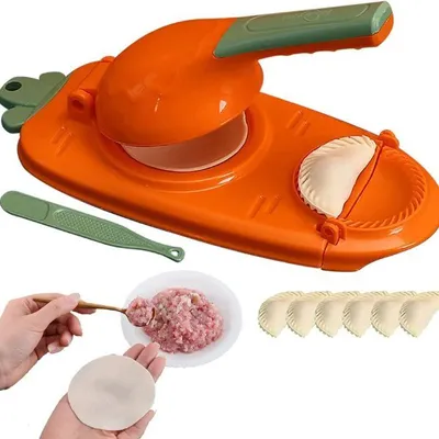 Obrázok produktu pre Forma na výrobu a plnenie pirohov, taštičiek a cestovín 2v1, Pomocníci do kuchyne, Výrobník knedlíků, Forma na knedlíky | DUMPLINGER