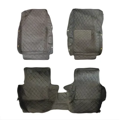 Produktbild von Auto Fußmatten Set für 5-Sitzer 2009–2019 – Kunstleder Schwarz, Maßgeschneidert, Wasserdicht, Antirutsch, Innenraumschutz