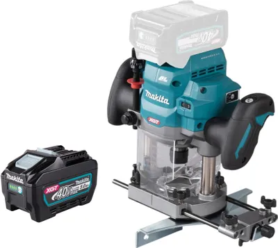 Produktbild von Makita RP 001 GT1 Akku Oberfräse 40 V max. 12 mm Brushless + 1x Akku 5,0 Ah - ohne Ladegerät