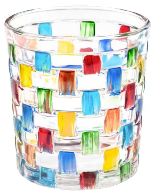 Immagine prodotto di Portacandele in vetro Toptime, colorati, ideali per decorare la tavola, trasparenti