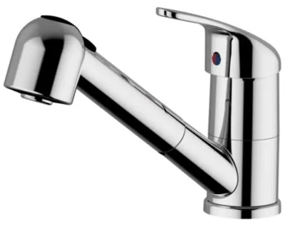 Obrázek produktu pro Kuchyňská baterie s výsuvnou sprchovou hlavicí - chrom