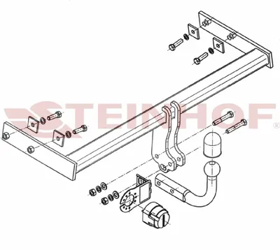 Produktbild von Z548248 Anhängerkupplung passend für VOLVO V70 2011-2016 starr