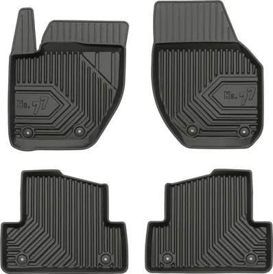 Produktbild von Fußmatten Gummimatten No.77 für Volvo V40 II 2012-2019 TPE Schwarz 4 Teile