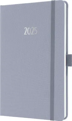 Produktbild von SIGEL J5407 Wochenkalender Jolie 2025,, 2 Seiten = 1 Woche, Hardcover mit Textiloberfläche, ca. A5, flieder, 174 Seiten