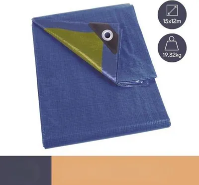 Obrázek produktu pro Univerzální plachta 180 g/m² zelená 12 x 15 m