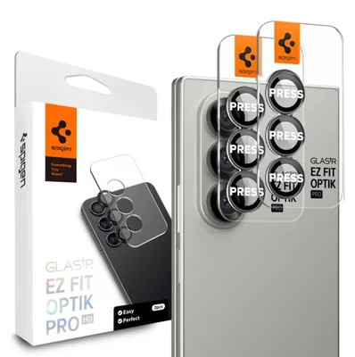 Produktbild von Spigen GLAS.tR EZ Fit Optik Pro HD, Samsung, Galaxy Z Fold 7, Schwarz, 2 Stück(e)