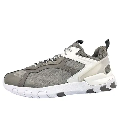 Produktbild von Geox Grecale Herrenschuhe Freizeitschuhe Sneaker Grau Freizeit, Schuhgröße:40 EU
