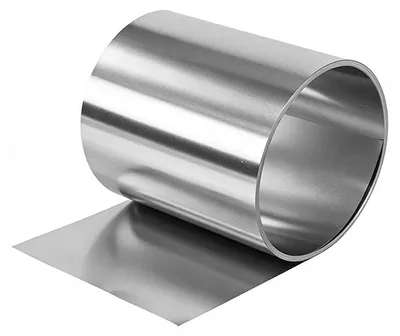 Edelstahlfolie 304, 1000x100x0,1 mm, 1 Rolle