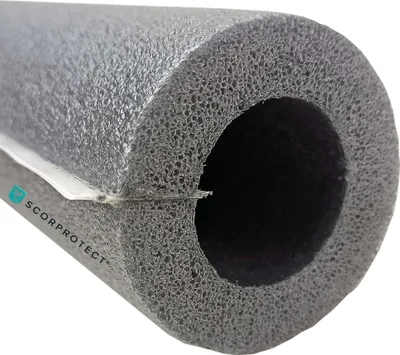 Produktbild von selbstklebende PE Rohrisolierung 1 m Ware Farbe grau : 15 x 13 mm Rohr x Isolierstärke: 15 x 13 mm