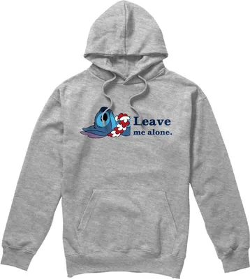 Produktbild von Lilo & Stitch - "Leave Me Alone" Kapuzenpullover für Herren TV4740 (XL) (Sport Heide)