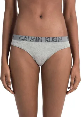Zdjęcie produktu dla Calvin Klein Underwear Stringi Grey Heather L