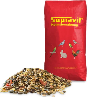 Produktbild von Supravit Nagerfutter Kleintierfutter 25kg | Premium Alleinfutter - Ideal für Hamster, Kaninchen, Zwergkaninchen, Meerschweinchen, Mäuse & Ratten