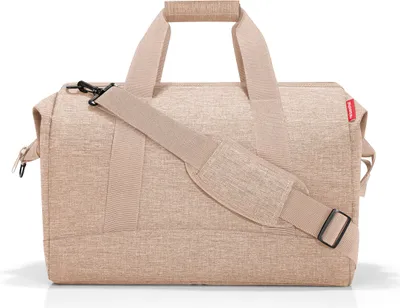 Image de reisenthel allrounder L, sac de voyage, sac de sport, sac à bandoulière, sac de docteur, sac, tissu polyester, Twist Coffee, 30 L, MT6041