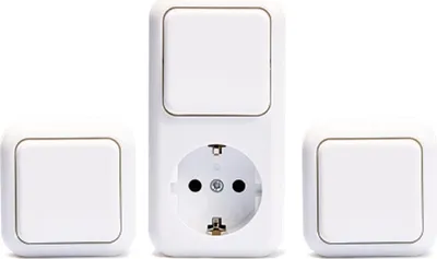 Produktbild von Aufputz-Set McPower ''Finery Mini'', 3-teilig, weiß