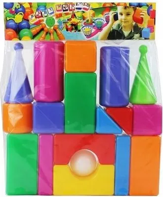 Zdjęcie produktu dla Baczek 18 2509, Zestaw do budowania, 18 szt., 715 g