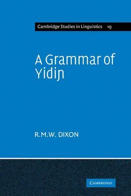 Produktbild von A Grammar of Yidin