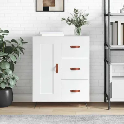 Productafbeelding van vidaXL Dressoir, wit, 69,5 x 34 x 90 cm, houtvezel