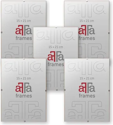 Produktbild von aFFa frames Rahmenloser Bilderhalter | Bilderrahmen | Acrylglas | mit Clips | für Fotos und Poster | Plakatrahmen | Cliprahmen | Posterrahmen |Plexiglas, HDF, 18x24 cm | 1 Packung mit 5