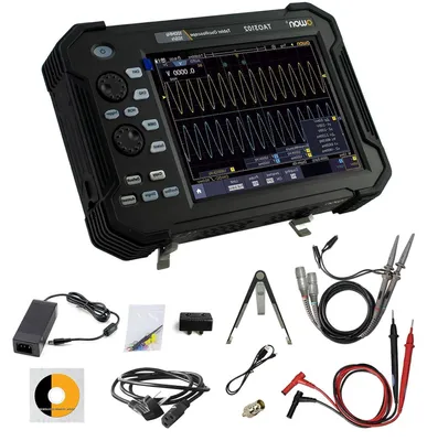 Productafbeelding van Digitale Hand Oscilloscope - Meetapparaat Multimeter - Elektronica Testen - 2 Kanaals 100MHz - 19x27x4.8cm - Grijs