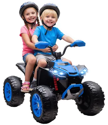 Productafbeelding van Elektrische quad voor kinderen, 24V elektrisch voertuig met 4 wielen, koplampen, USB-poort, MP3-functie, 6,5 km/u, 3-8 jaar