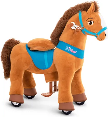 Immagine prodotto di PonyCycle Modello E Cavallo da Equitazione su Ruote Giocattolo da Equitazione Unicorno - E337