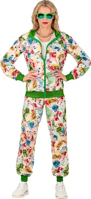 Produktbild von EURO PARTY FASHION TRAININGSANZUG (Oberteil, Hose) Gr. XXL