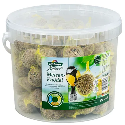 Produktbild von Dehner Natura Wildvogelfutter, Meisenknödel, 100 Stück (10 kg)