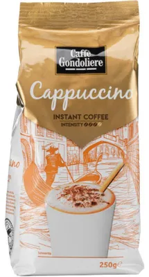 Obrázok produktu pre Caffè Gondolier Cappuccino instantná káva 250 g – Krémový pôžitok doma aj v kancelárii
