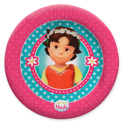 Produktbild von Pappteller 10x bunt Ø23cm, Einwegteller für Kindergeburtstag, Mottoparty