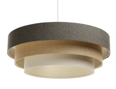 Zdjęcie produktu dla Lampa wisząca ERUTAN TRIPLE szara/beżowa/kremowa