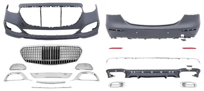Produktbild von Bodykit für Mercedes E-Klasse W213 MOPF 2020-2023 M Design Stoßstangen Kühlergrill.