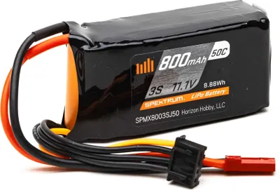 Obrázek produktu pro Spektrum LiPo 11.1V 800mAh 50C JST