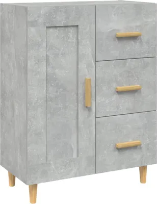 Obrázok produktu pre vidaXL Príborník betón sivý 69,5x34x90 cm odvodený výrobok z dreva