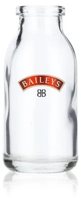 Produktbild von Baileys Likör Mini-Glas Shotglas Stamper Milchflasche 50ml ohne Eiche
