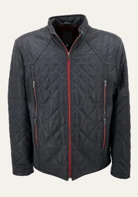 Produktbild von Lederjacke - KIAN BLAU - Größe: 3XL