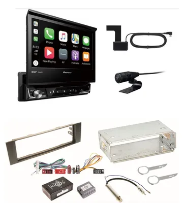 Produktbild von Pioneer AVH-Z7200DAB Digitalradio Bluetooth CarPlay Einbauset für Audi A3 8P 8PA