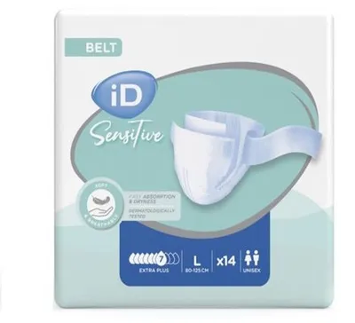 Image de iD Sensitive Belt Extra Plus Large - 4 paquets de 14 protections