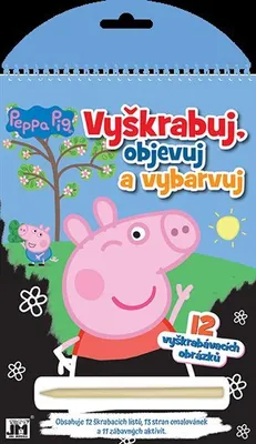 Obrázek produktu pro Vyškrabuj, objevuj, vybarvuj - Peppa Pig