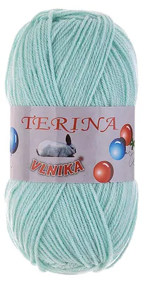 100g Terina Strickgarn Häkelgarn Wolle Acrylwolle pflegeleicht Farbwahl mintgrün
