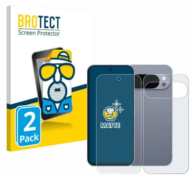 Produktbild von 2x BROTECT Schutzfolie für Google Pixel 10 Pro (Display+Rückseite) Displayschutz Displayschutzfolie Folie Matt Entspiegelungsfolie